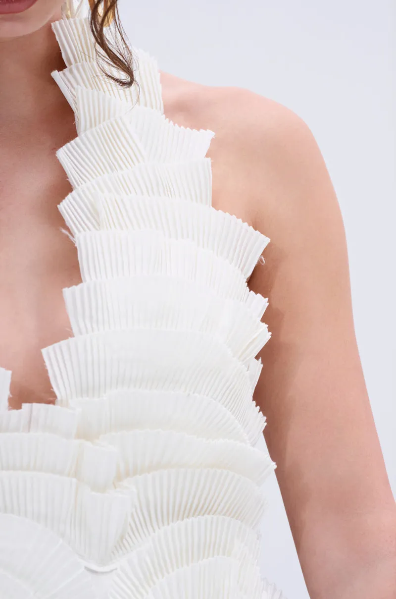 ONE OF ONE BANDAGE MINI DRESS IN WHITE