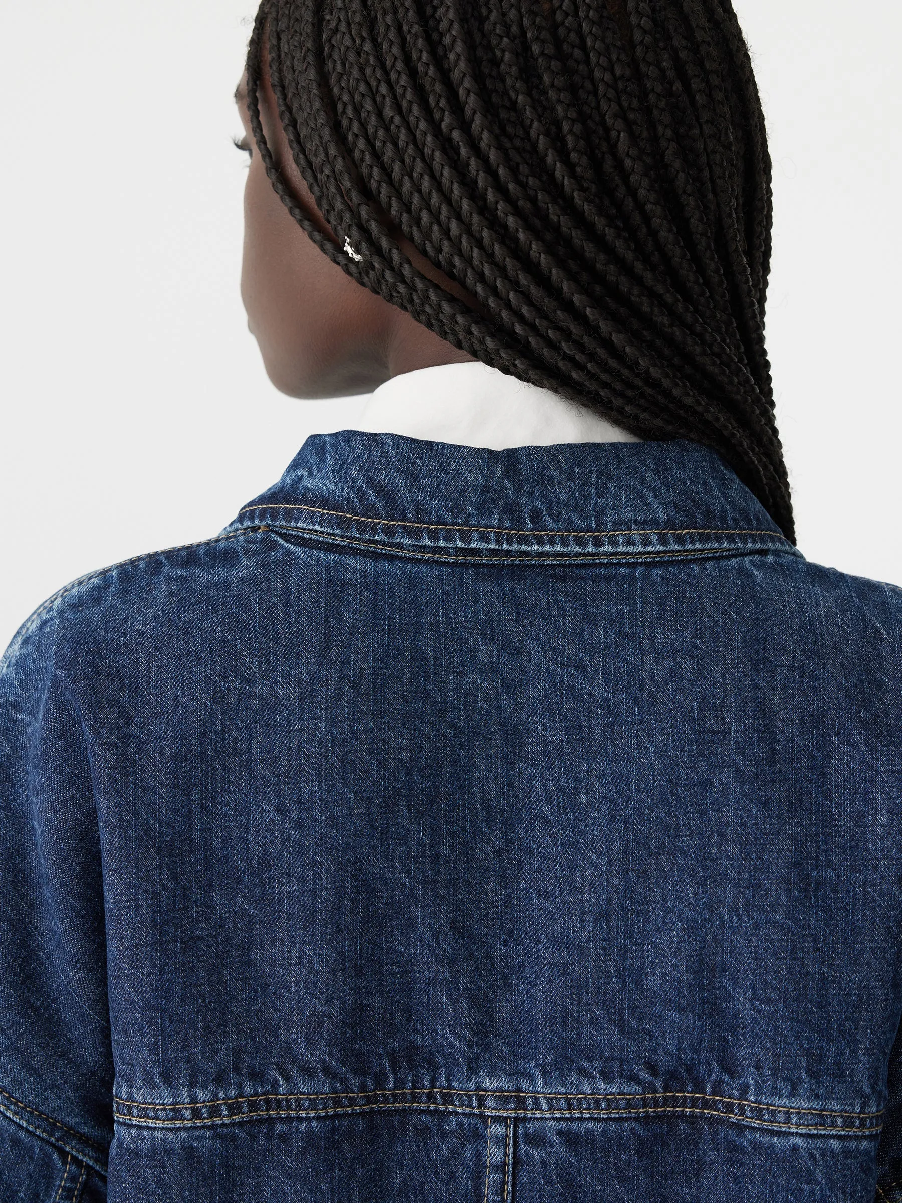 Organic Denim Shirt Dress