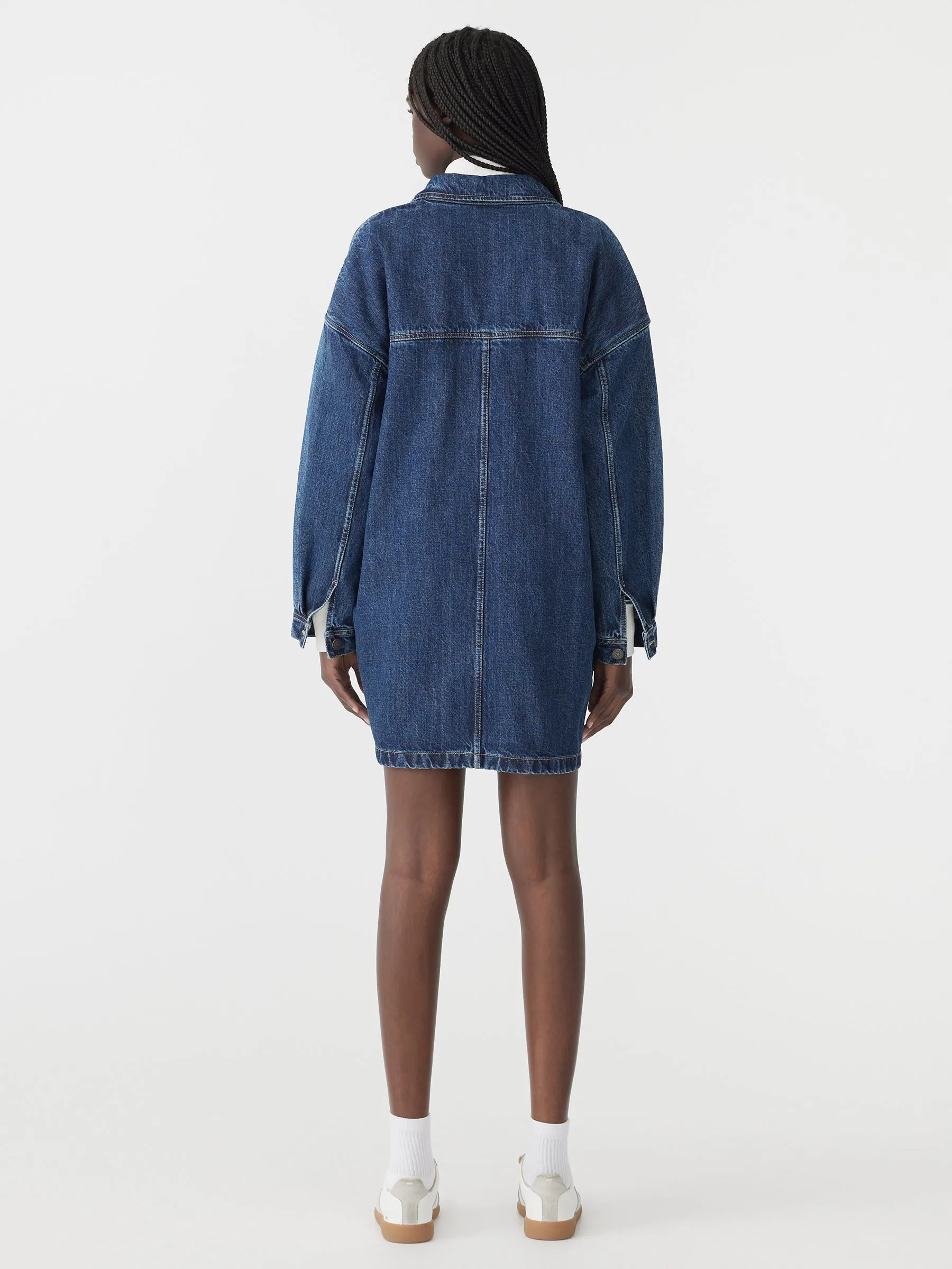 Organic Denim Shirt Dress