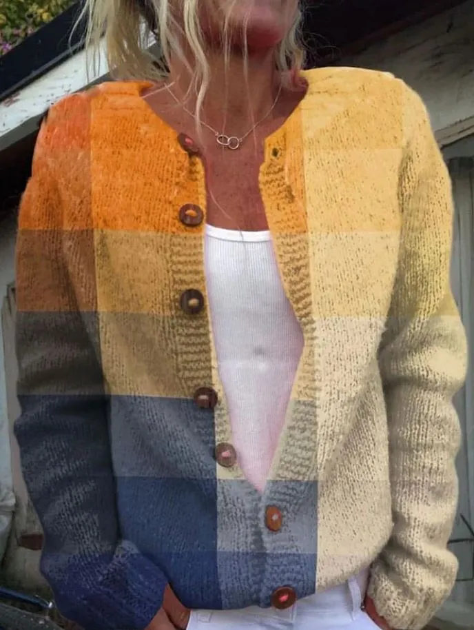 Orla | Gilet with Geometric Print