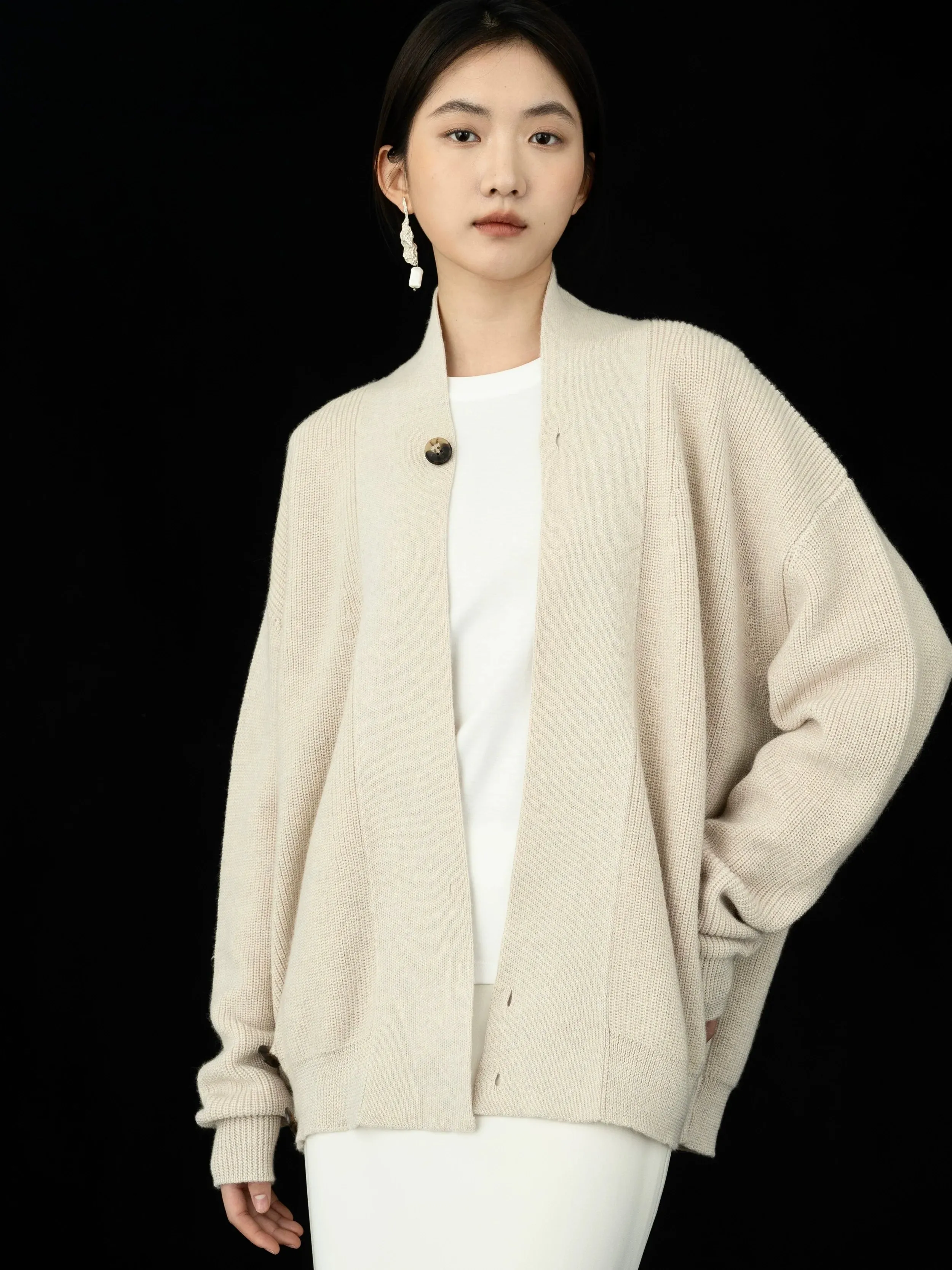 Oversized Knit Cardigan