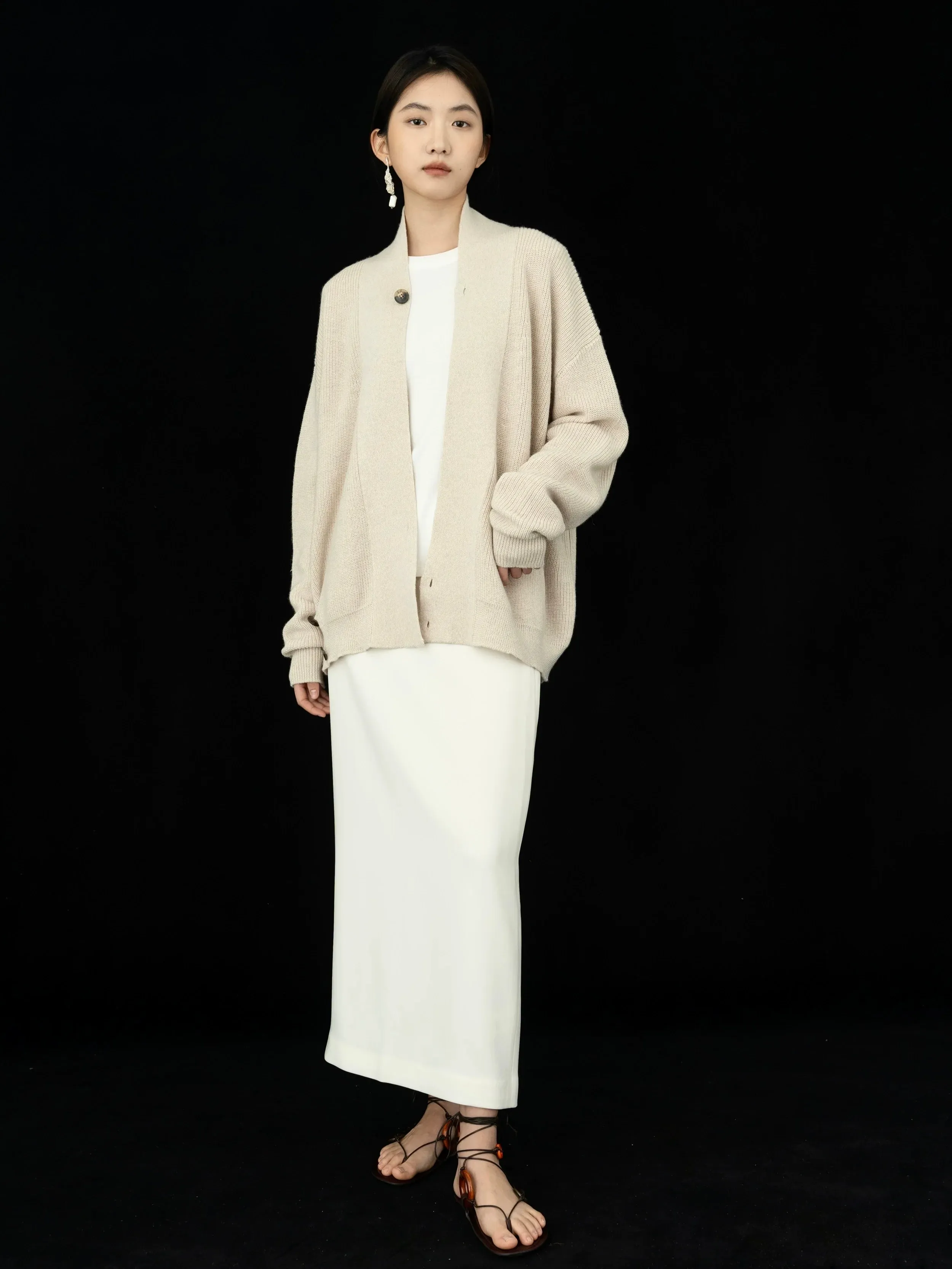 Oversized Knit Cardigan