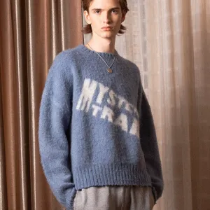 Oversized Mohair Jacquard Sweater