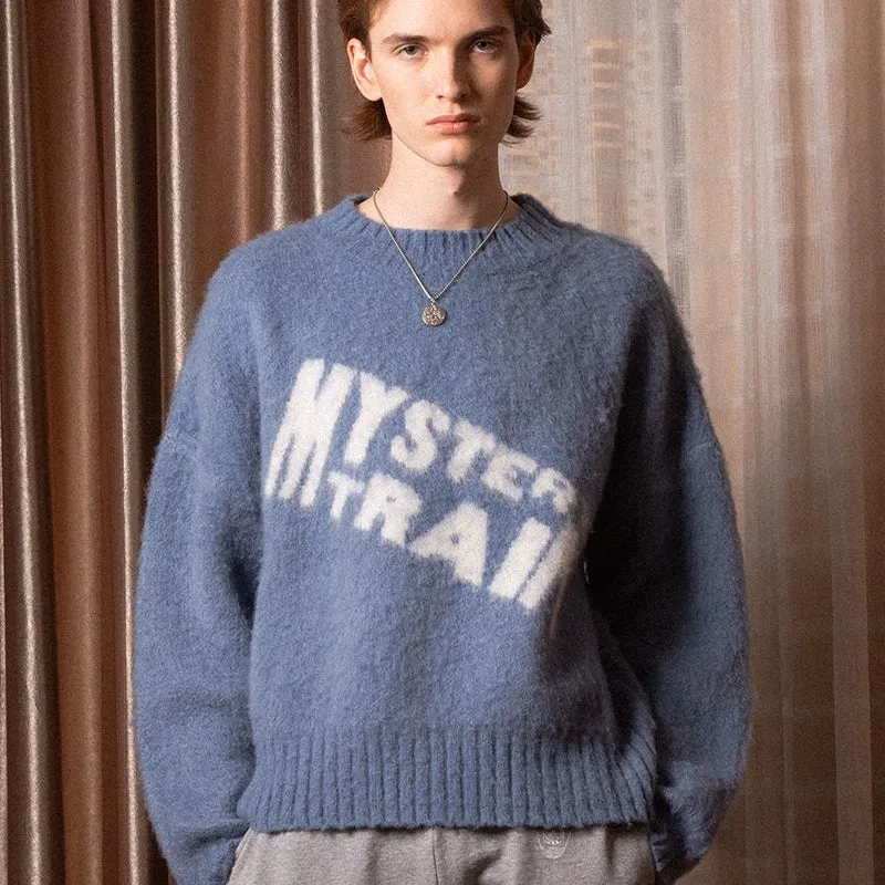 Oversized Mohair Jacquard Sweater
