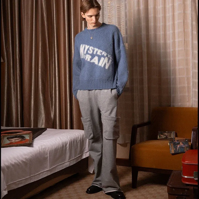Oversized Mohair Jacquard Sweater