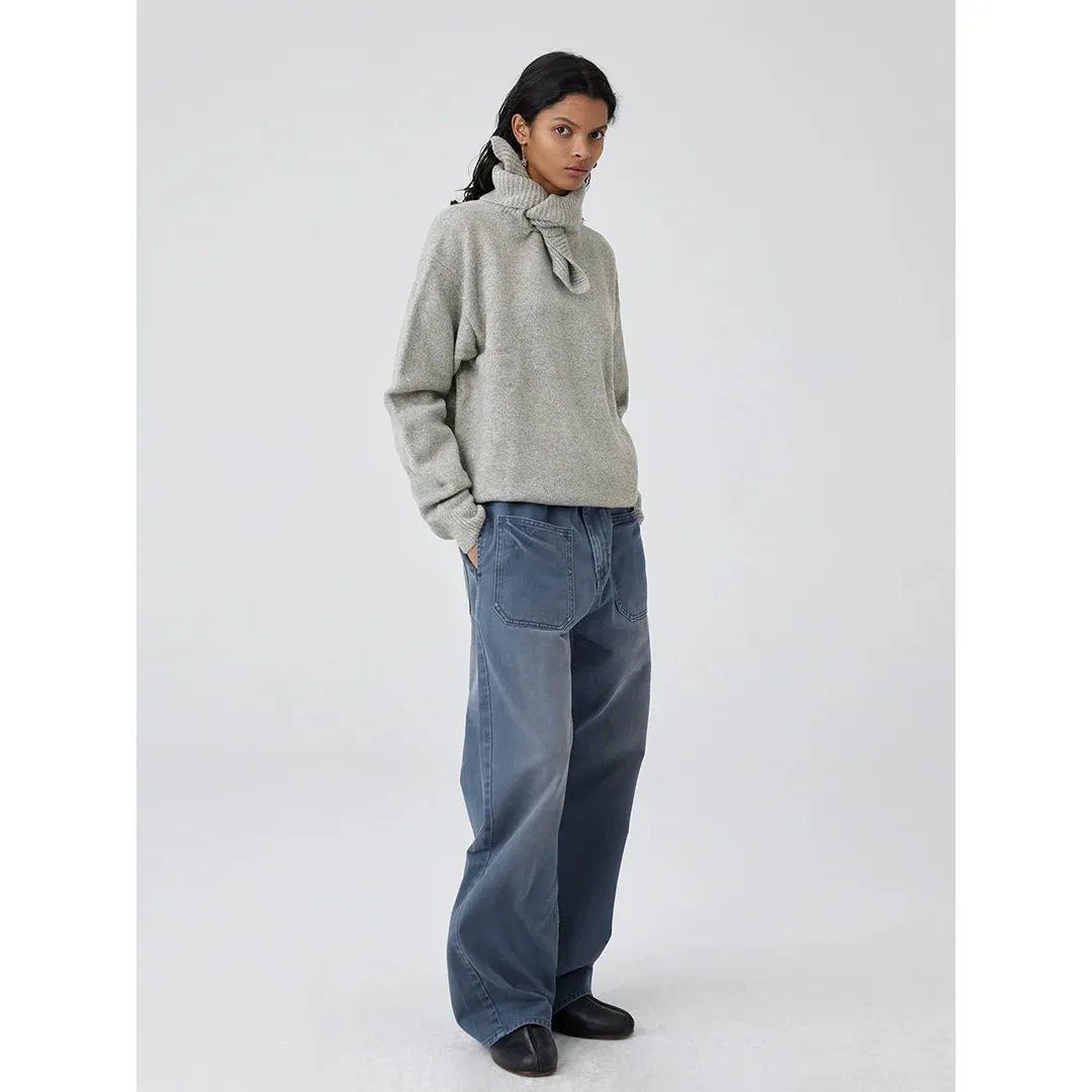 Oversized Shawl-Collar Sweater