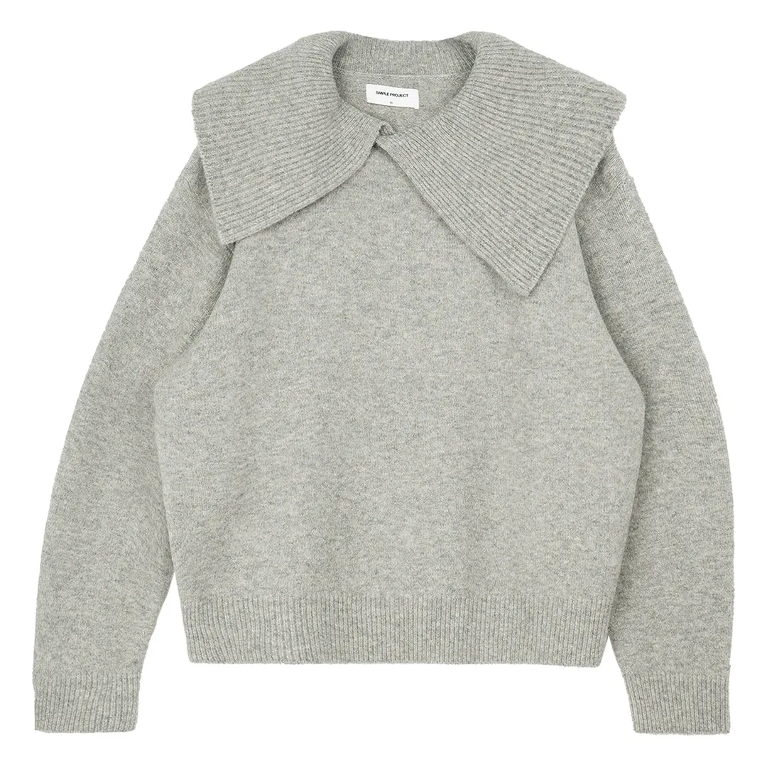 Oversized Shawl-Collar Sweater
