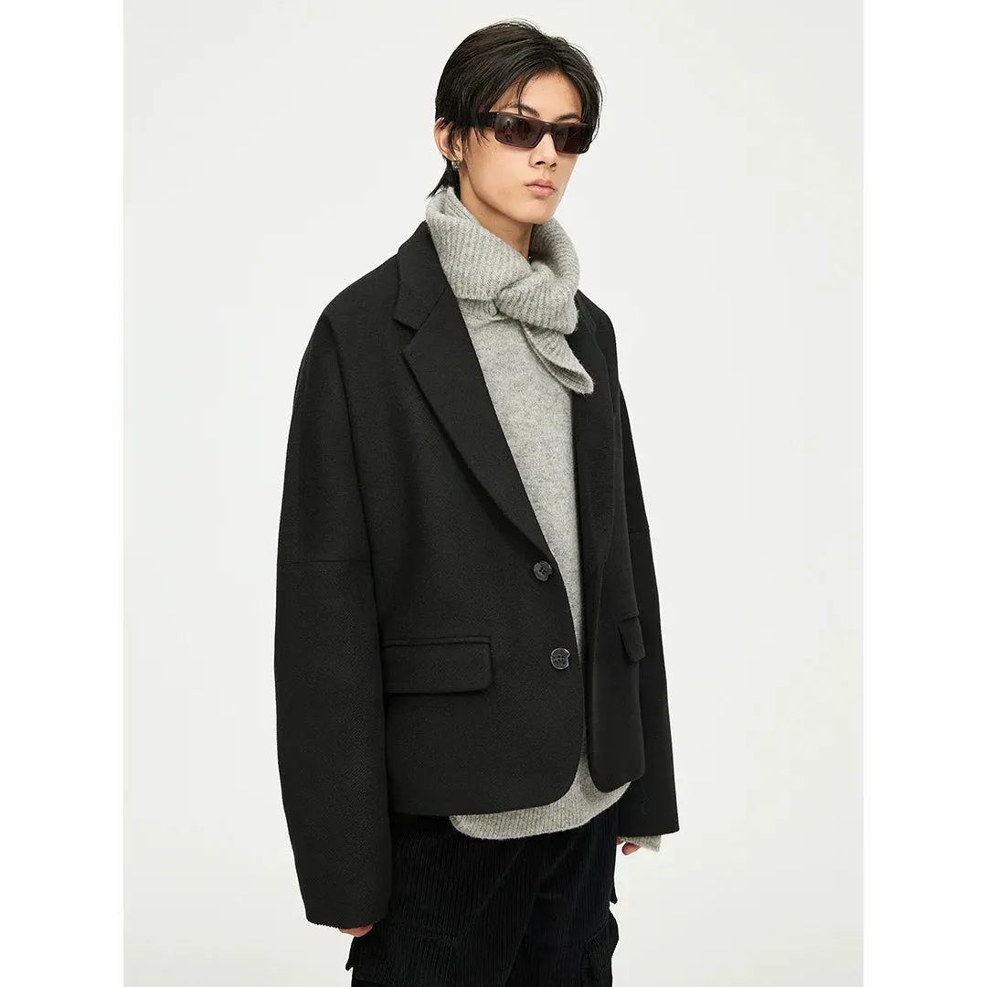 Oversized Shawl-Collar Sweater