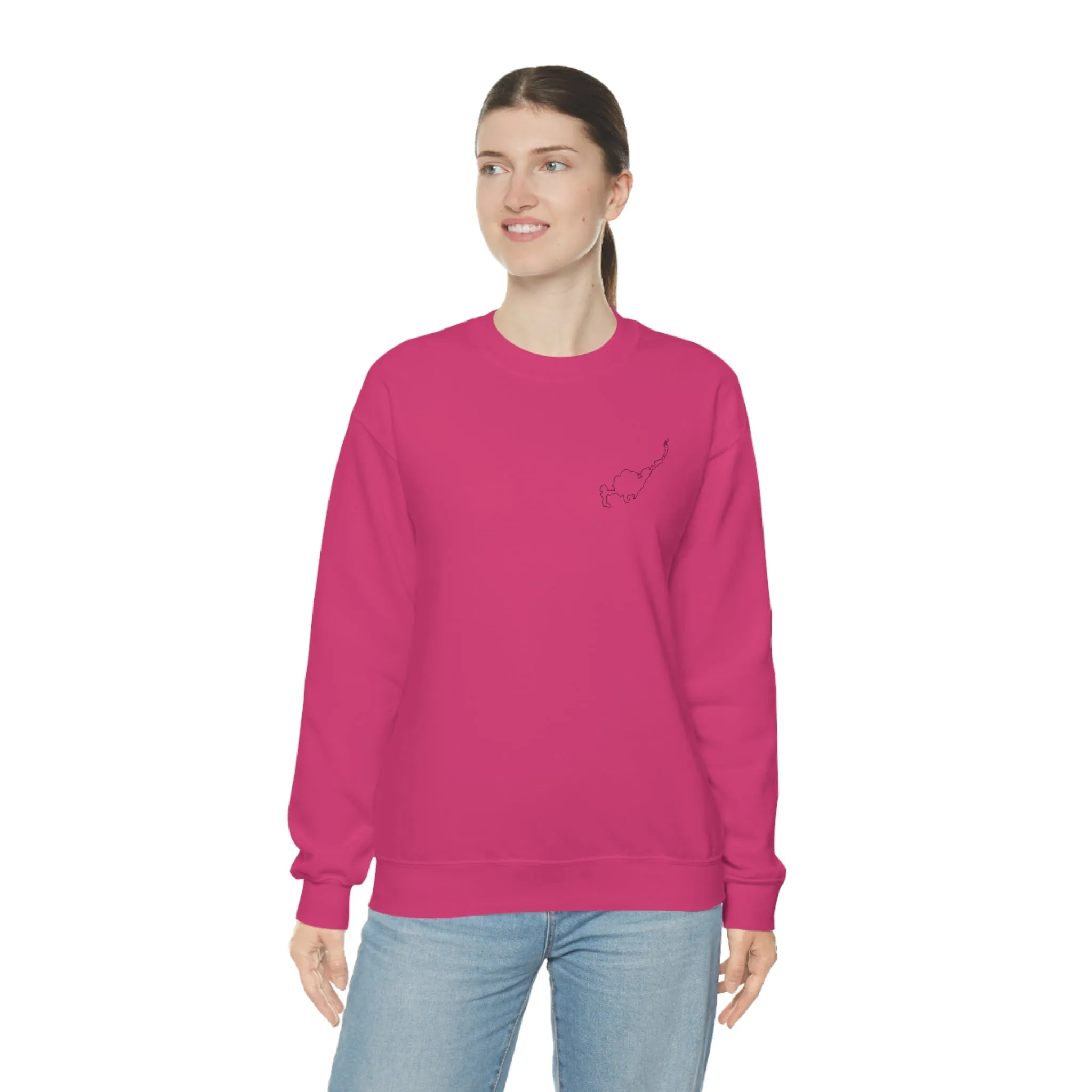 Paddle Board Girl - Park Lake Unisex Heavy Blend™ Crewneck Sweatshirt