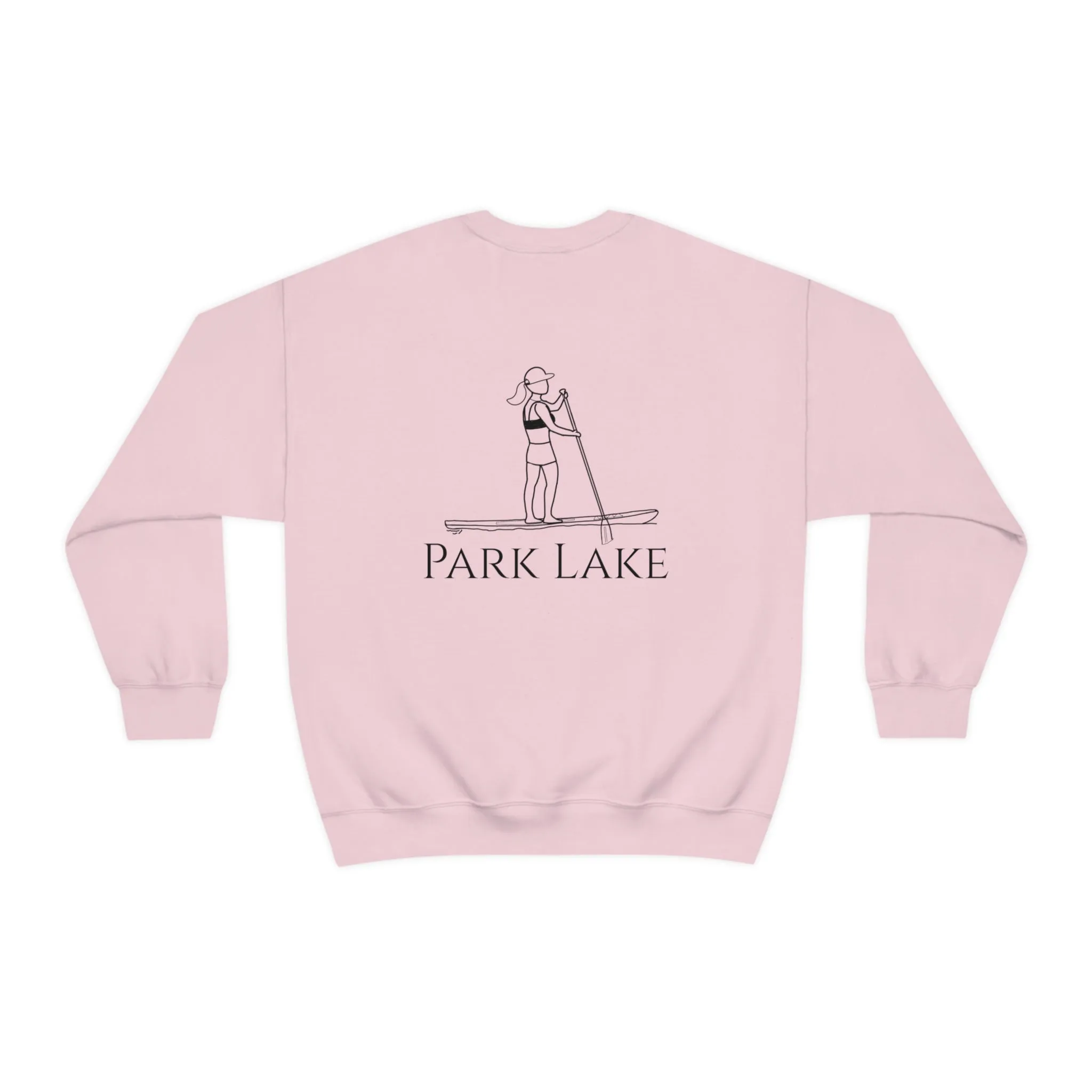 Paddle Board Girl - Park Lake Unisex Heavy Blend™ Crewneck Sweatshirt