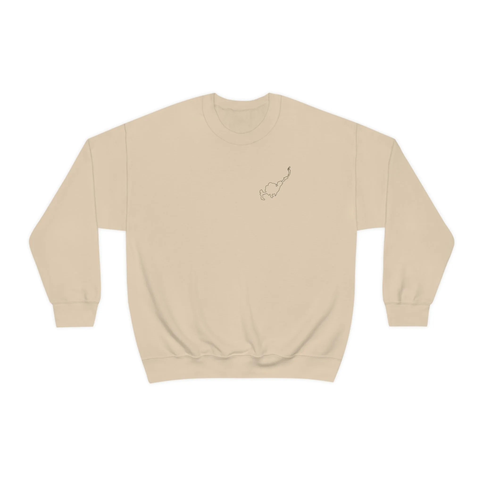 Paddle Board Girl - Park Lake Unisex Heavy Blend™ Crewneck Sweatshirt