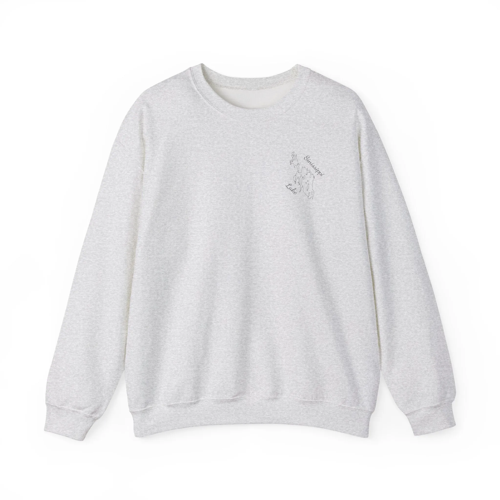 Paddle Board Girl - Sinissippi Lake Unisex Heavy Blend™ Crewneck Sweatshirt