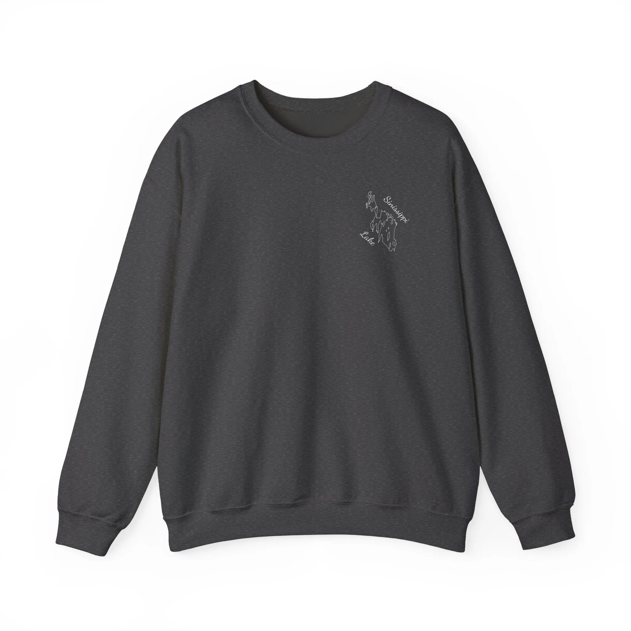 Paddle Board Girl - Sinissippi Lake Unisex Heavy Blend™ Crewneck Sweatshirt