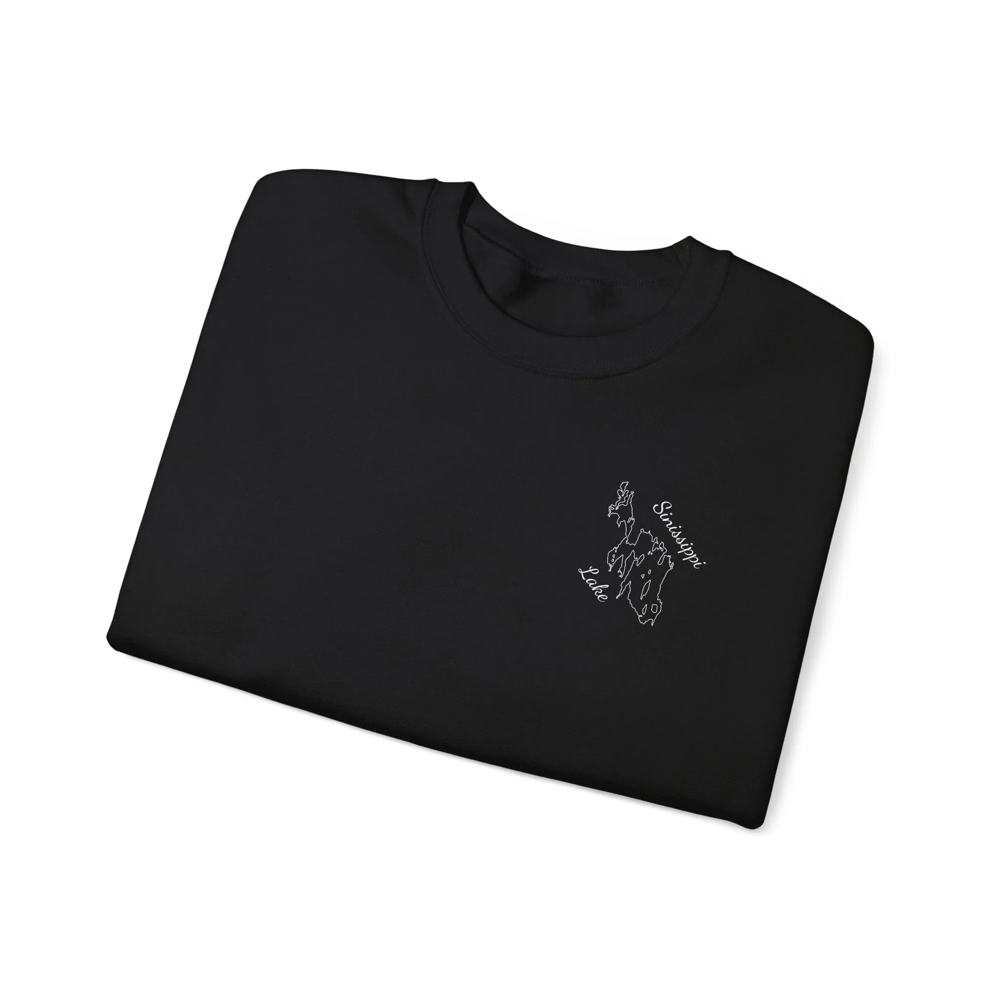 Paddle Board Girl - Sinissippi Lake Unisex Heavy Blend™ Crewneck Sweatshirt