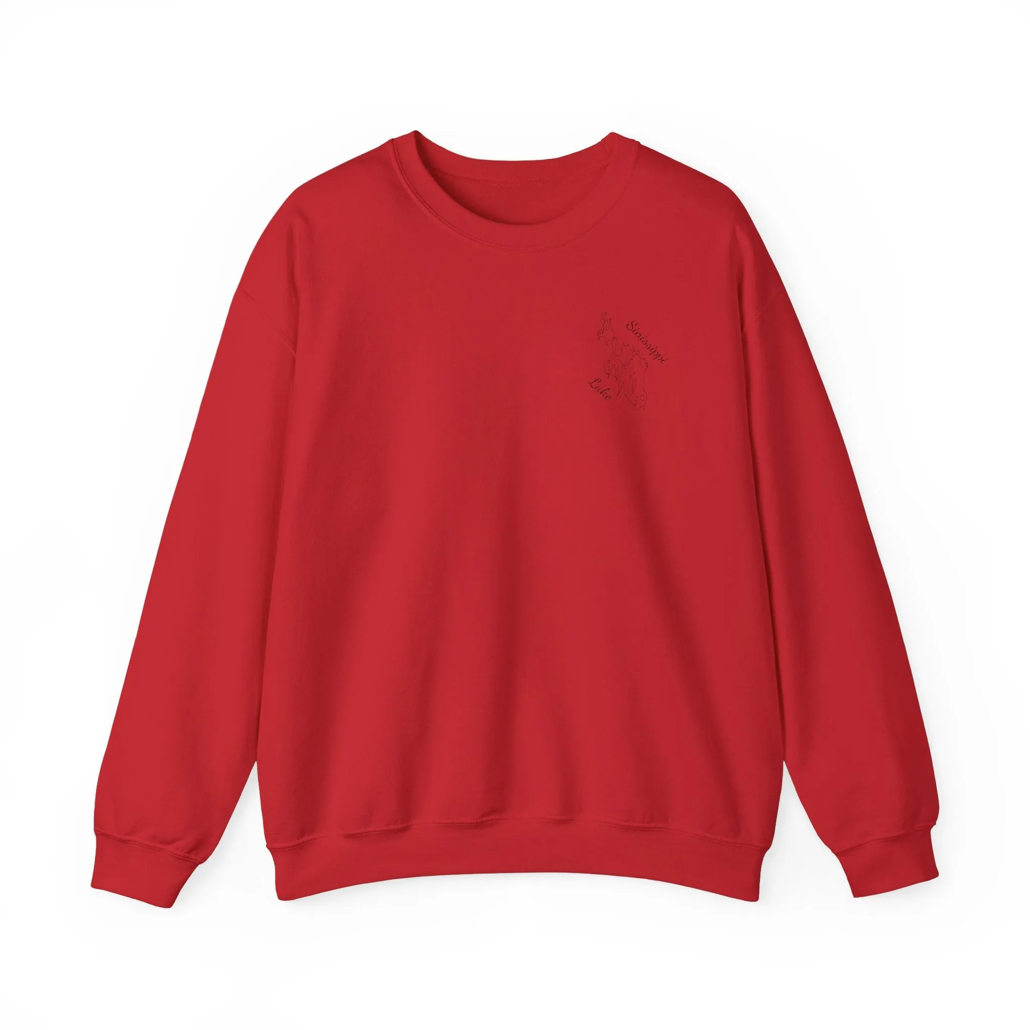 Paddle Board Girl - Sinissippi Lake Unisex Heavy Blend™ Crewneck Sweatshirt