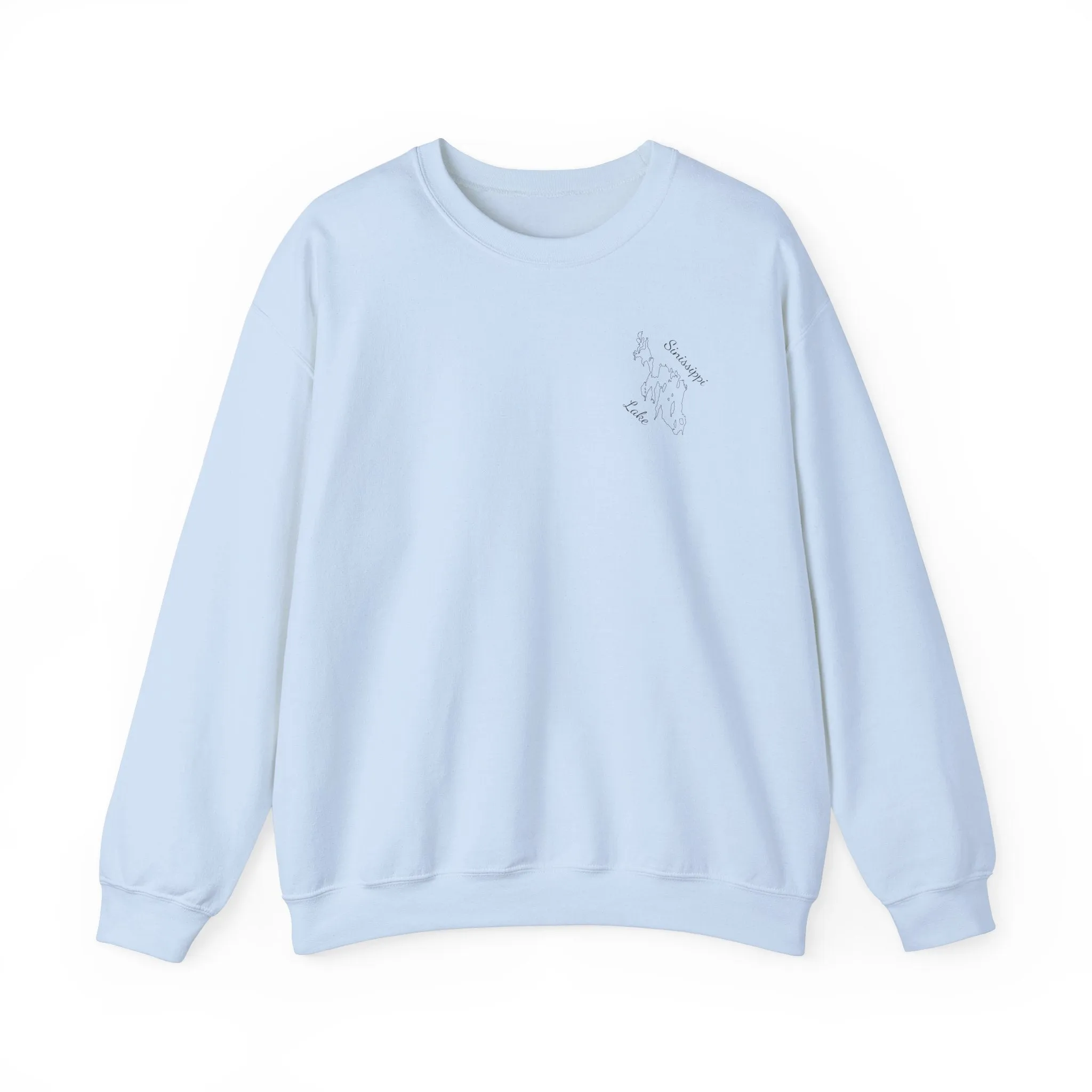 Paddle Board Girl - Sinissippi Lake Unisex Heavy Blend™ Crewneck Sweatshirt