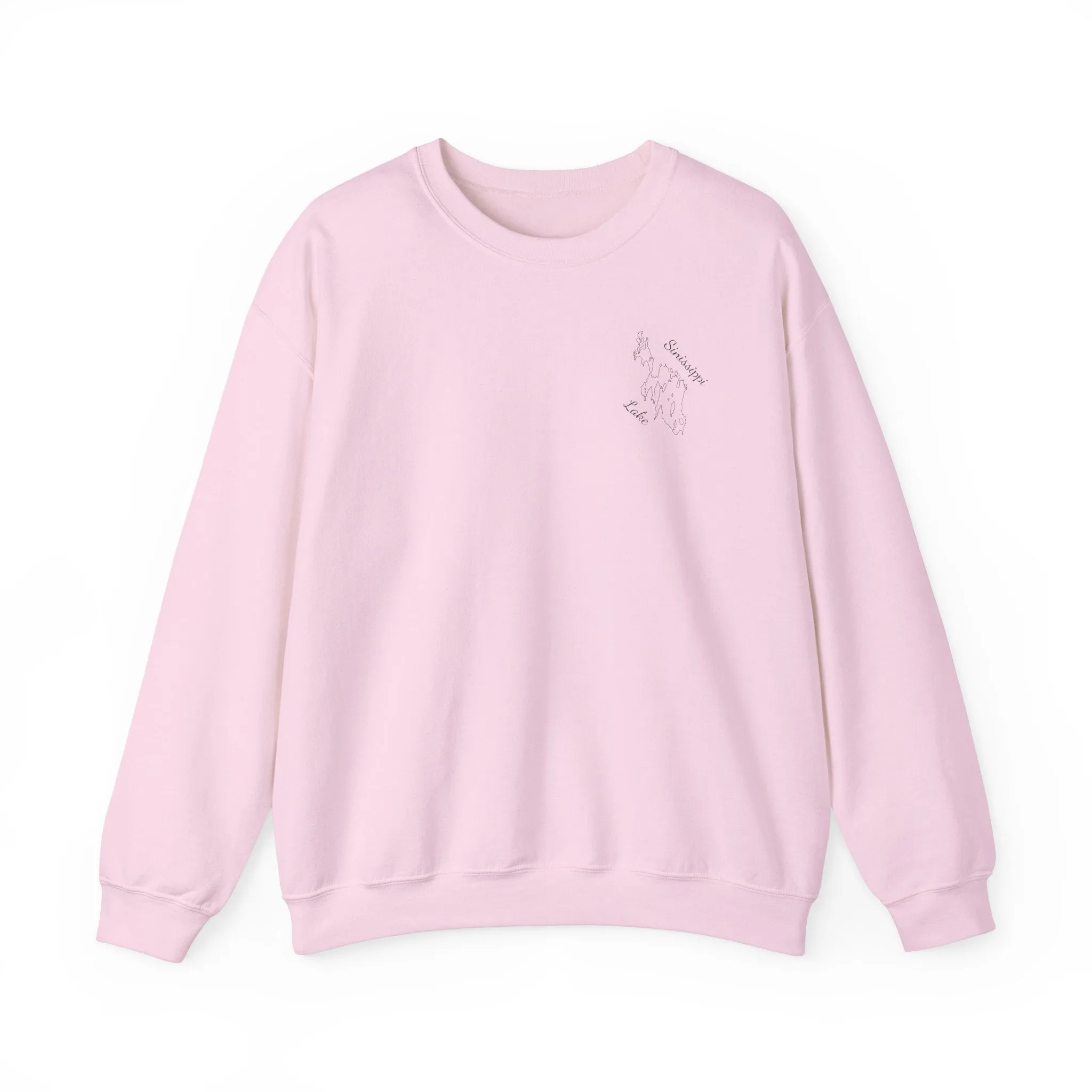 Paddle Board Girl - Sinissippi Lake Unisex Heavy Blend™ Crewneck Sweatshirt