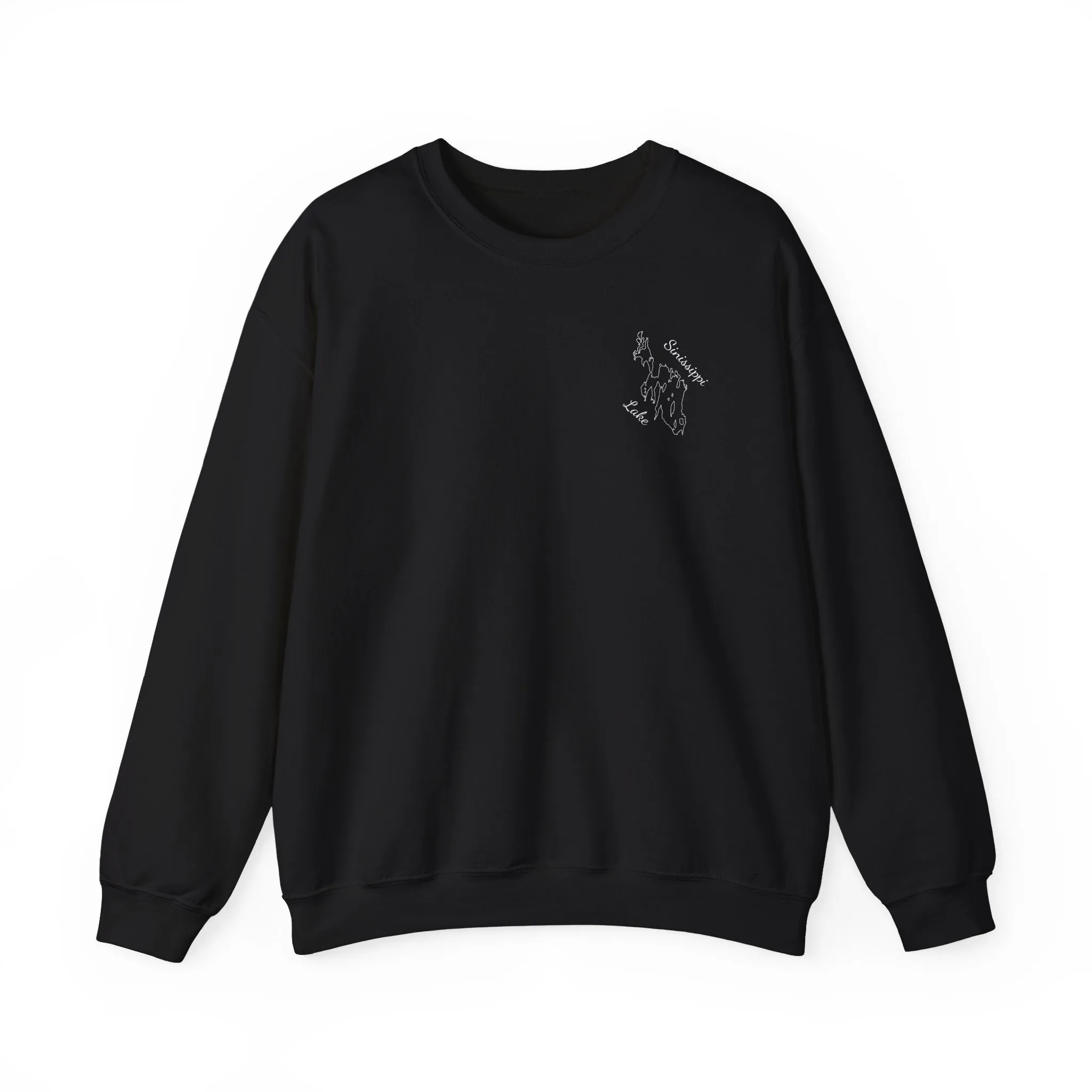 Paddle Board Girl - Sinissippi Lake Unisex Heavy Blend™ Crewneck Sweatshirt