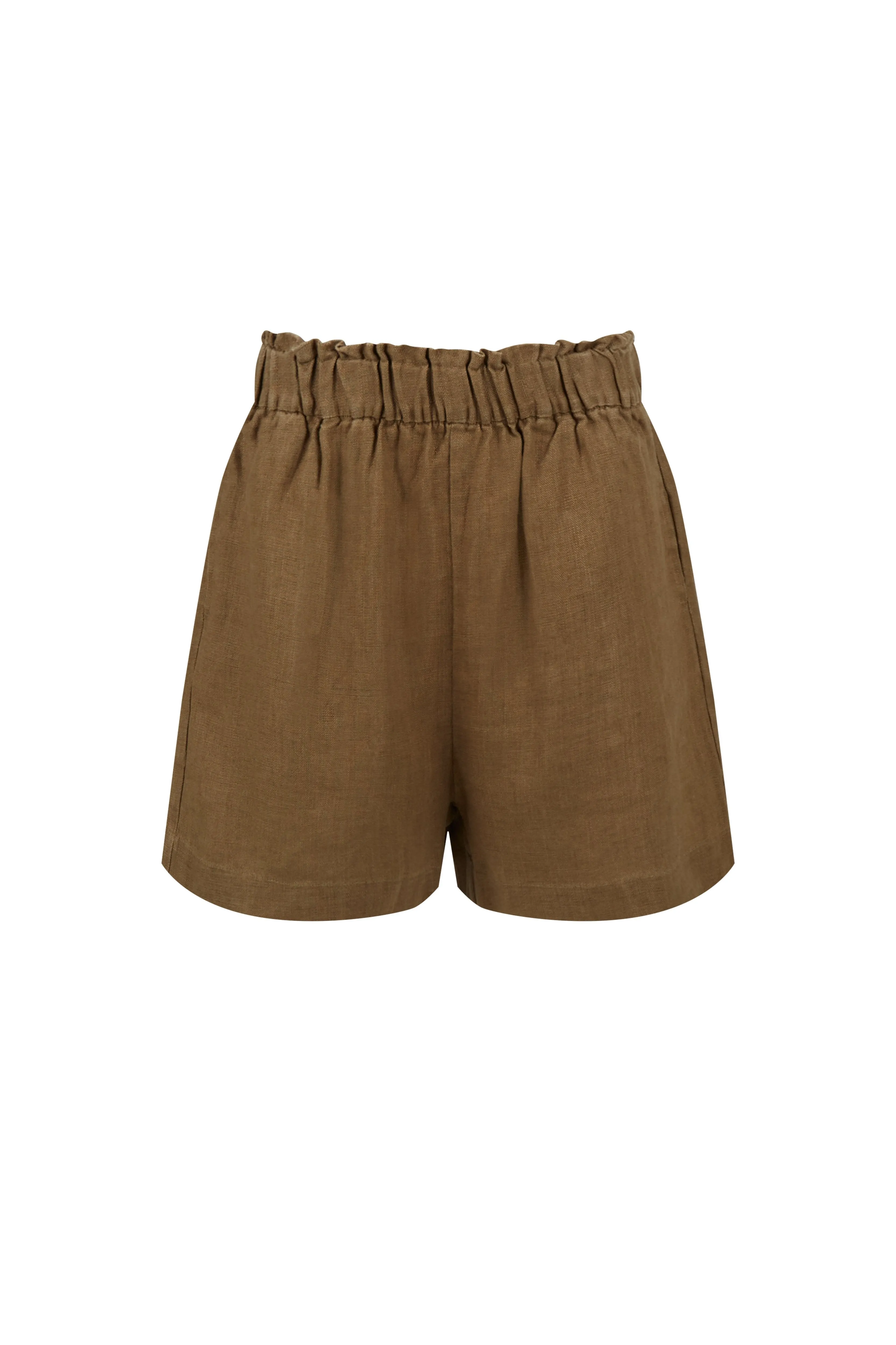 Paperbag Shorts Olive