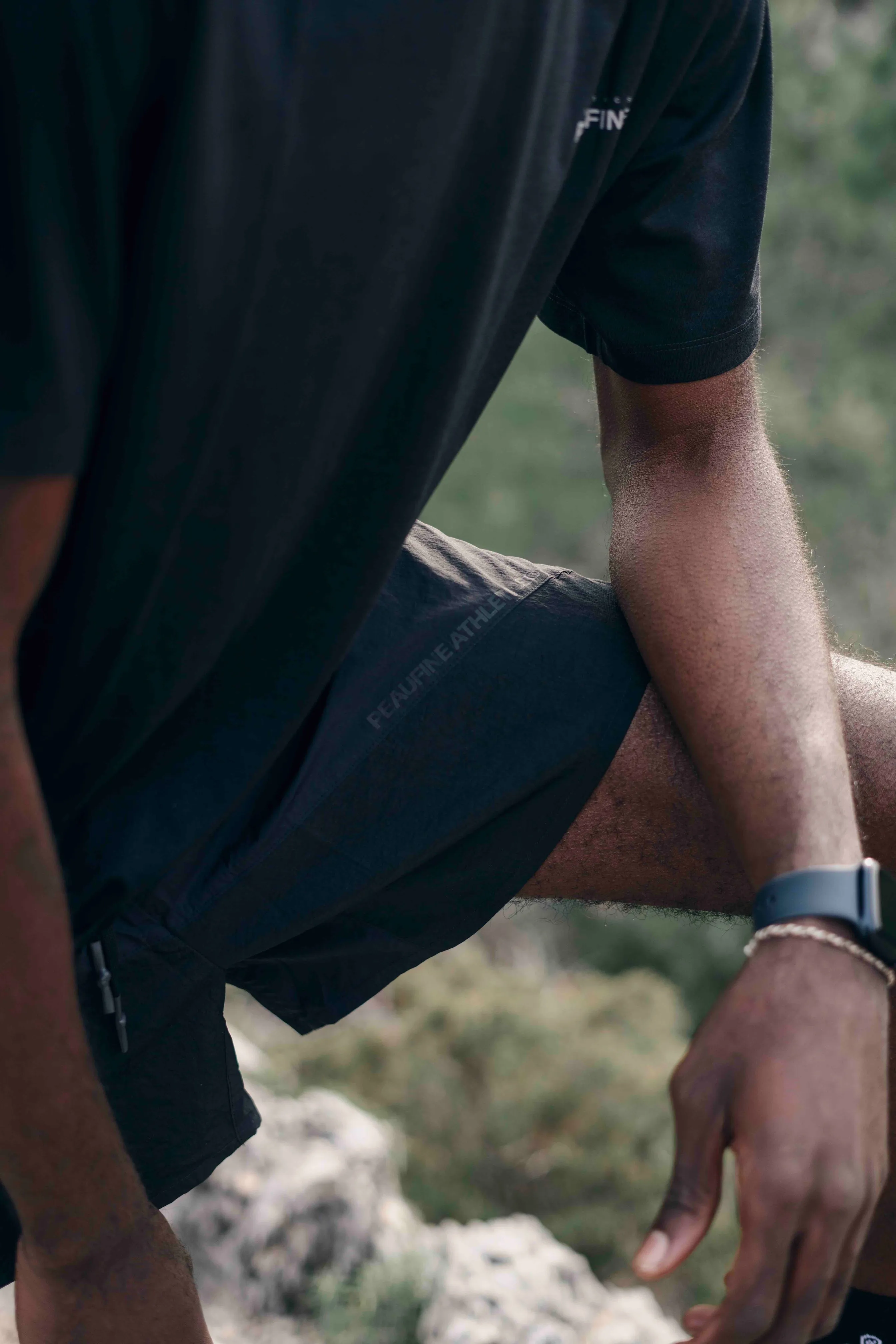 Patchwork Training Short v.2 (Full Black)