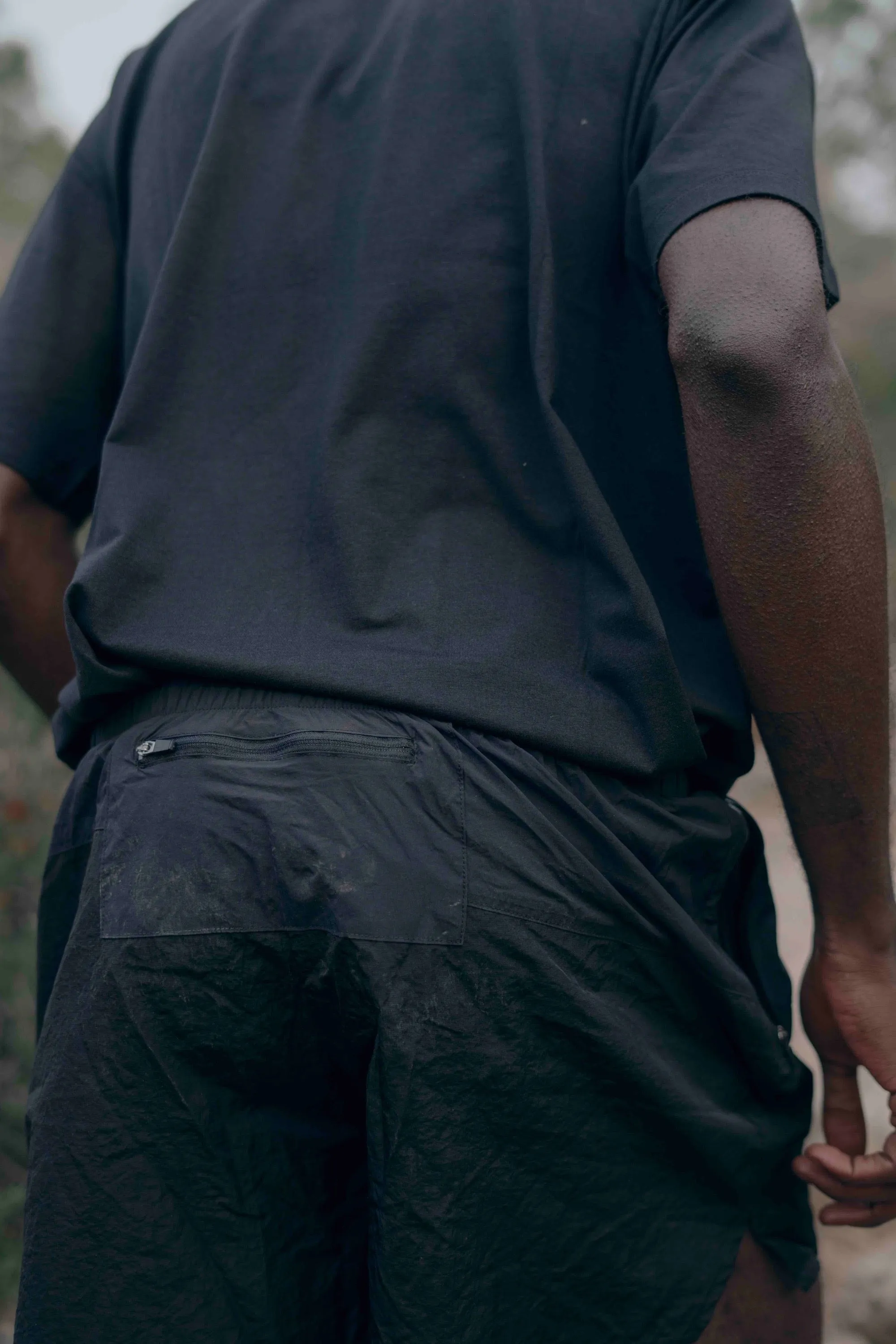Patchwork Training Short v.2 (Full Black)
