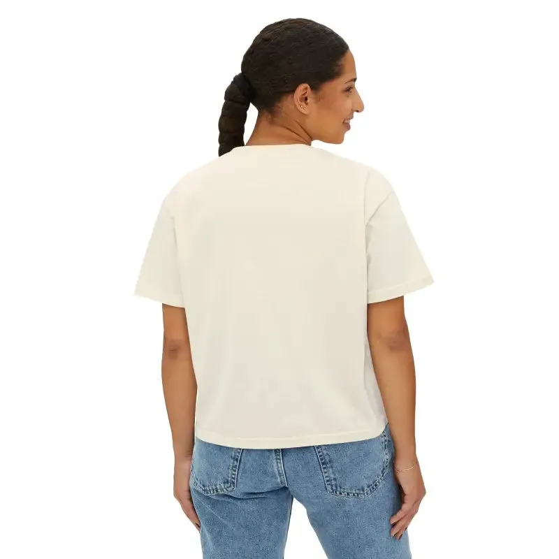 Peacock Womens Flowy Rolled Cuff Muscle Tee