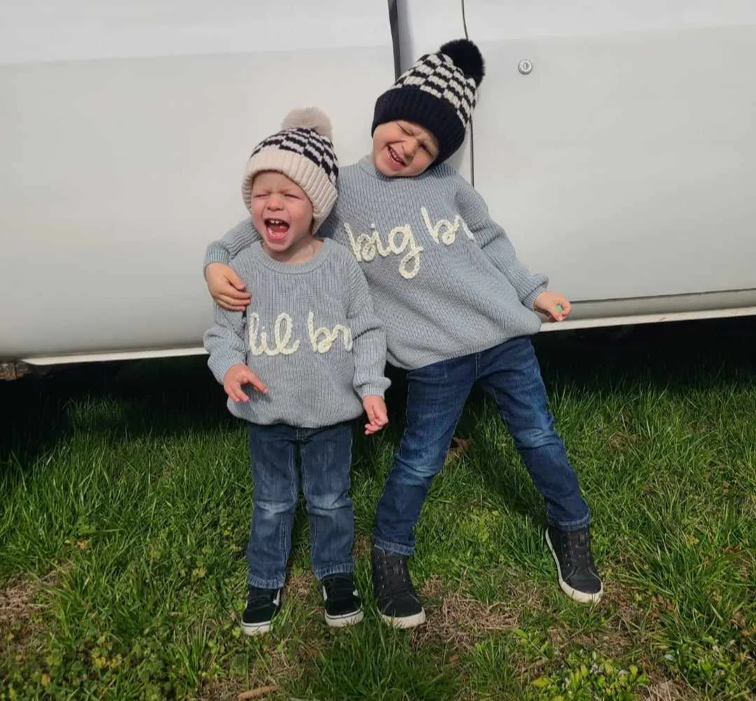 PERSONALIZED SWEATER - SKY BLUE