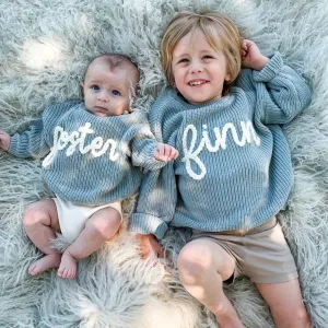 PERSONALIZED SWEATER - SKY BLUE
