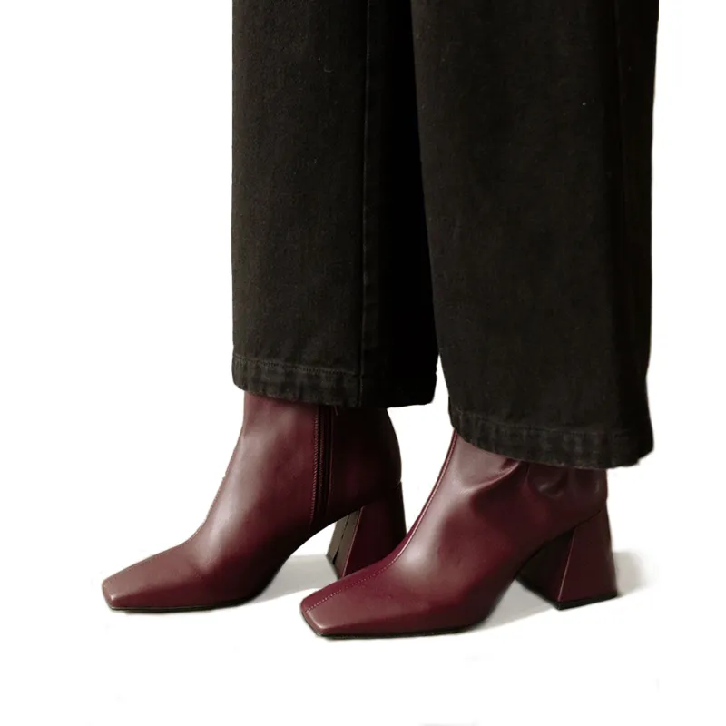 Pigment Purple Vegan Leather Boots