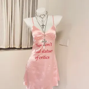 Pink Strap Dress  KF70483