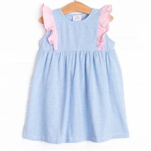 Piper Dress, Blue
