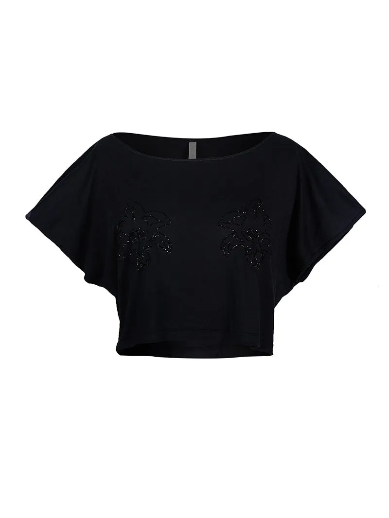 Pixie Beaded Crop Top