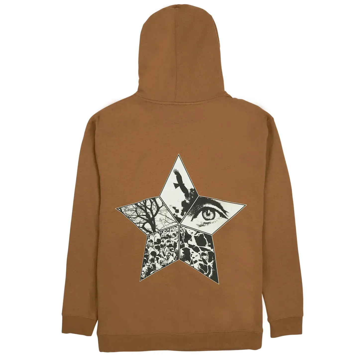 Pleasures Men Flying Hoodie Caramel