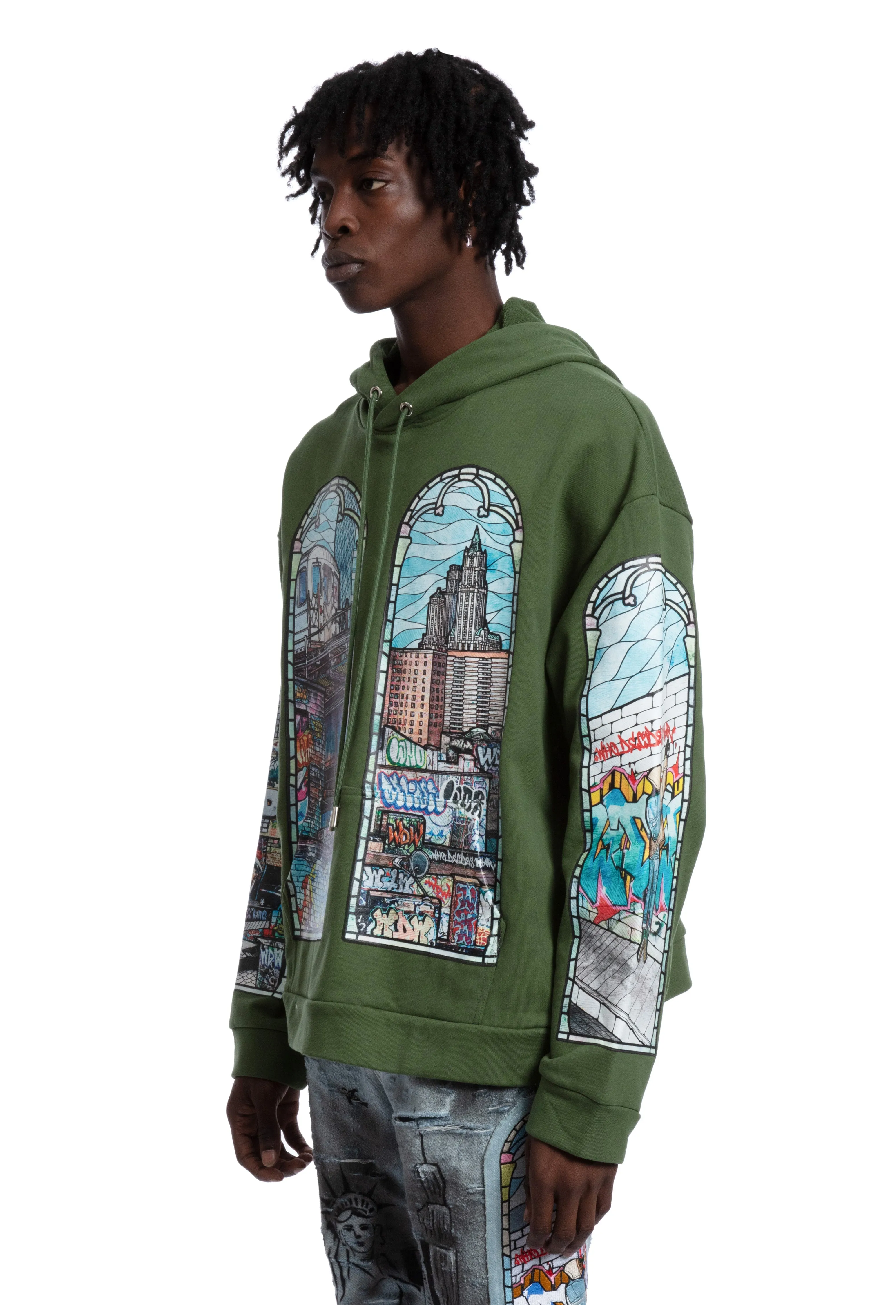 POLITICS AS USUAL HOODED SWEATSHIRT