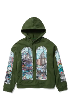 POLITICS AS USUAL HOODED SWEATSHIRT