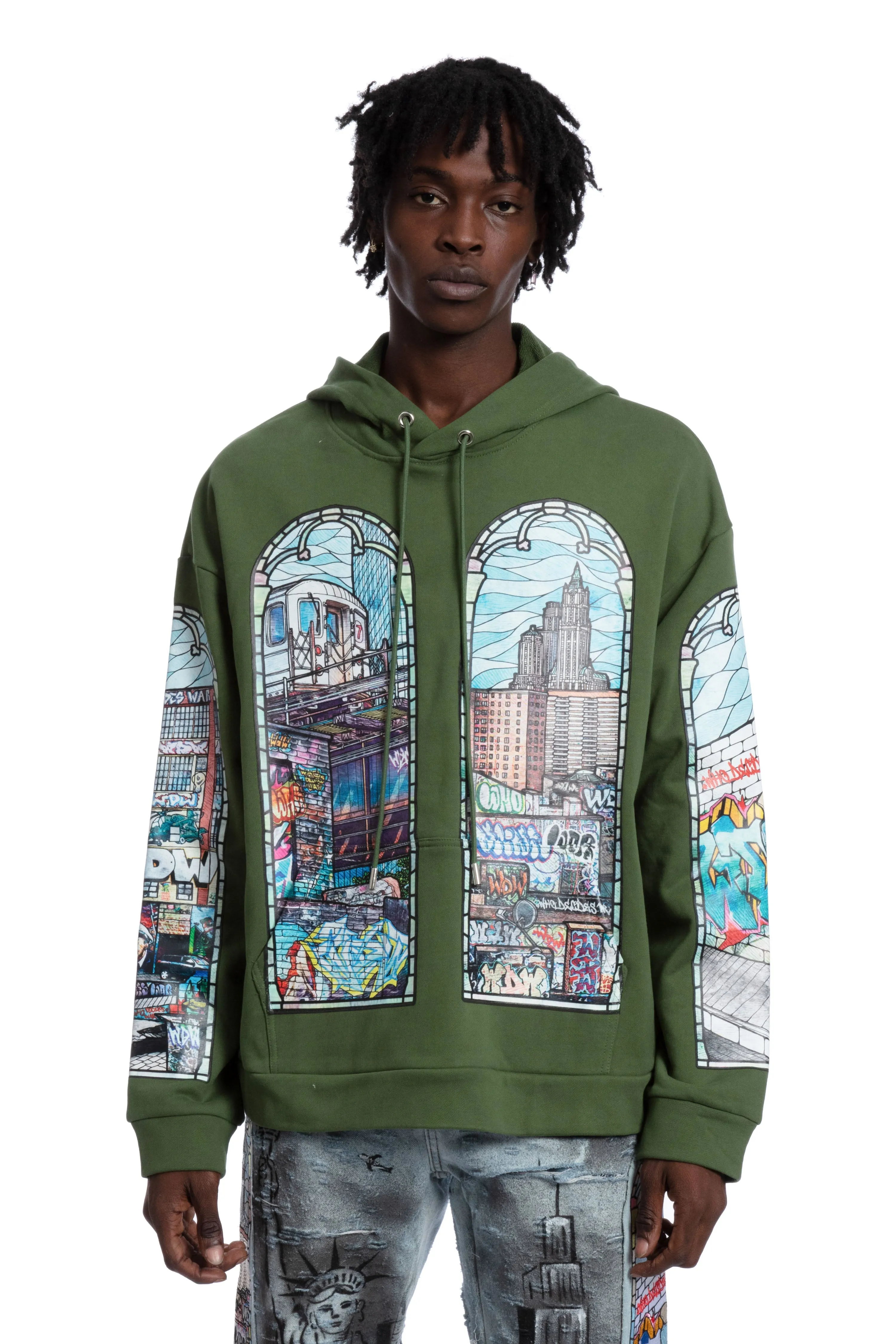 POLITICS AS USUAL HOODED SWEATSHIRT
