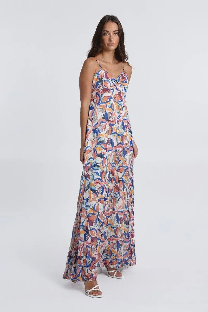 Printed Long Maxi Dress
