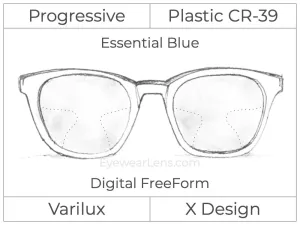Progressive - Varilux - X Design - Digital - Plastic - Smart Blue Filter