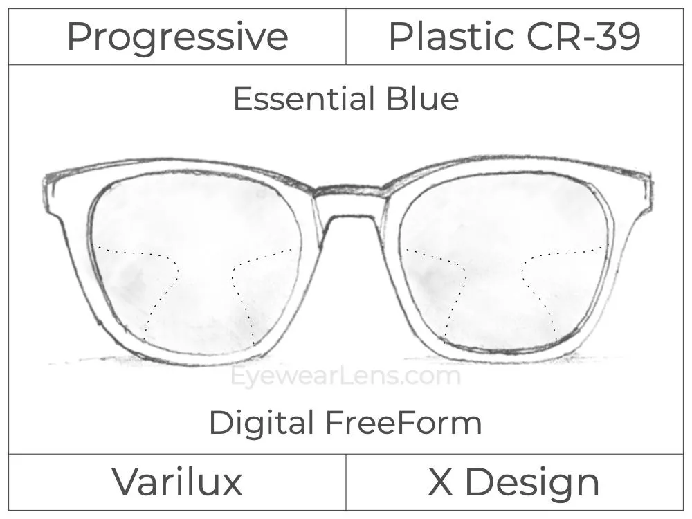 Progressive - Varilux - X Design - Digital - Plastic - Smart Blue Filter