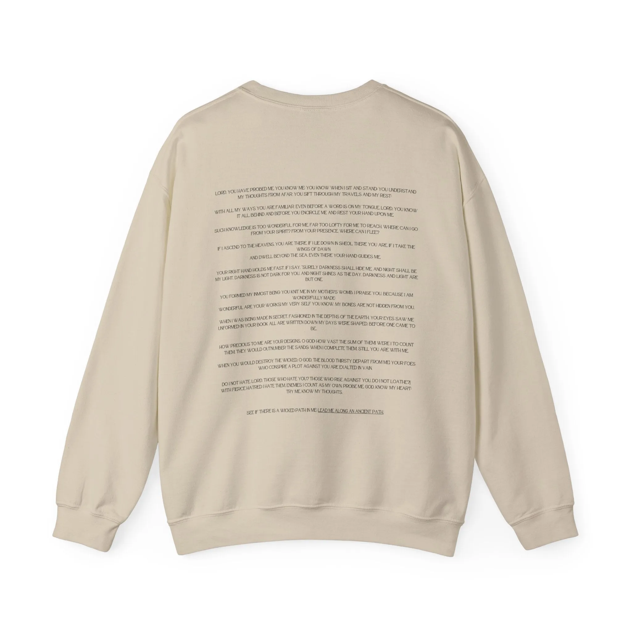 Psalms 139 Crewneck Sweatshirt