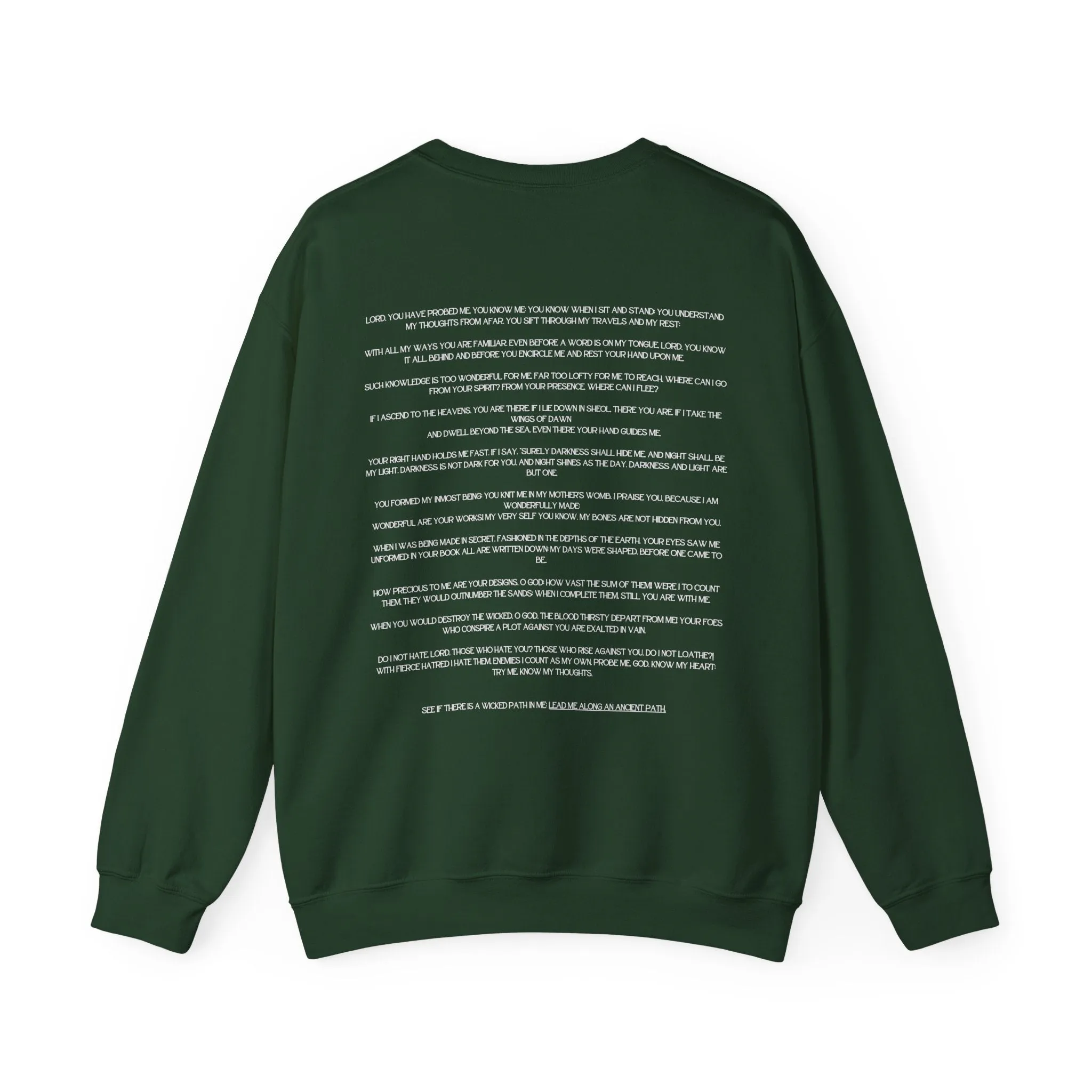 Psalms 139 Crewneck Sweatshirt