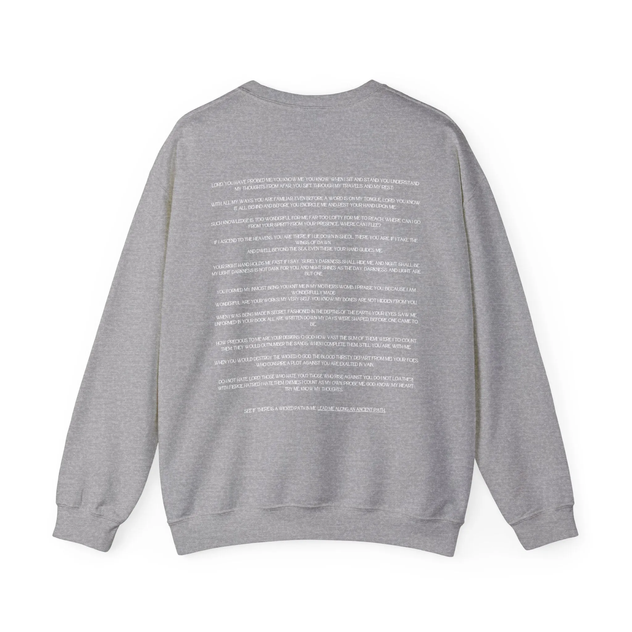 Psalms 139 Crewneck Sweatshirt