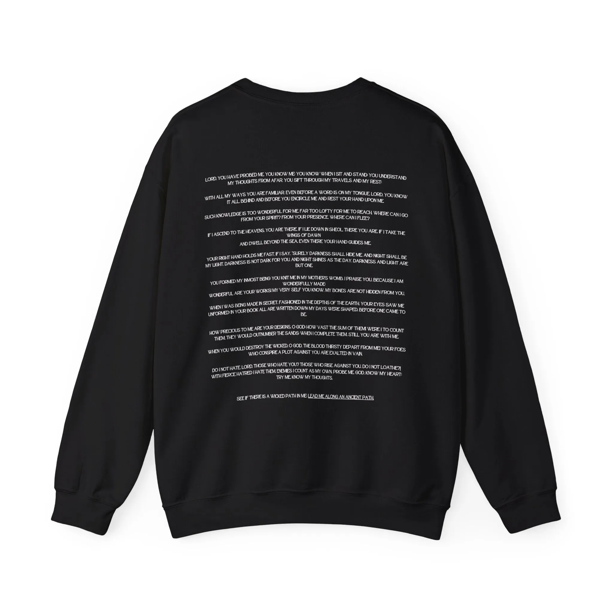 Psalms 139 Crewneck Sweatshirt