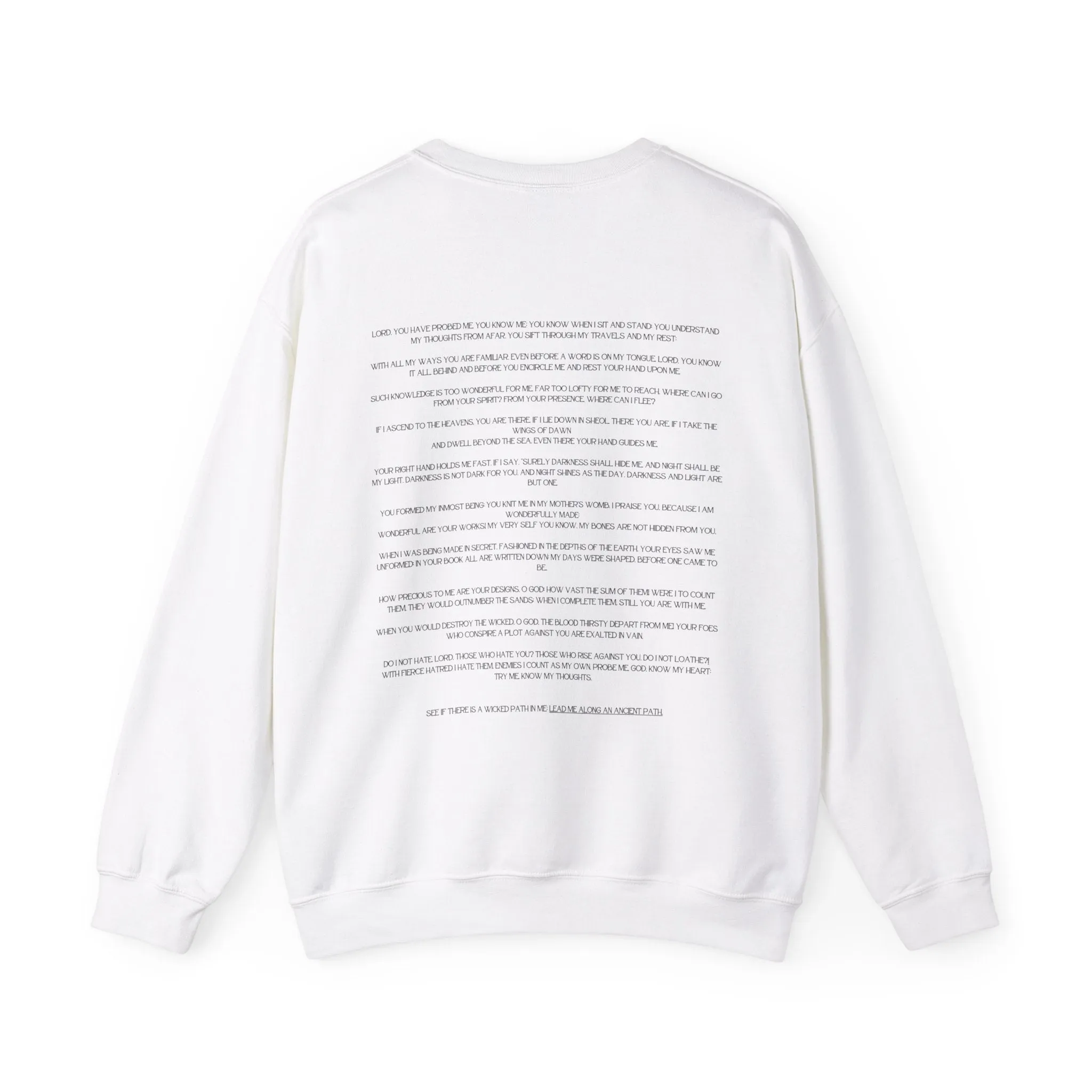 Psalms 139 Crewneck Sweatshirt
