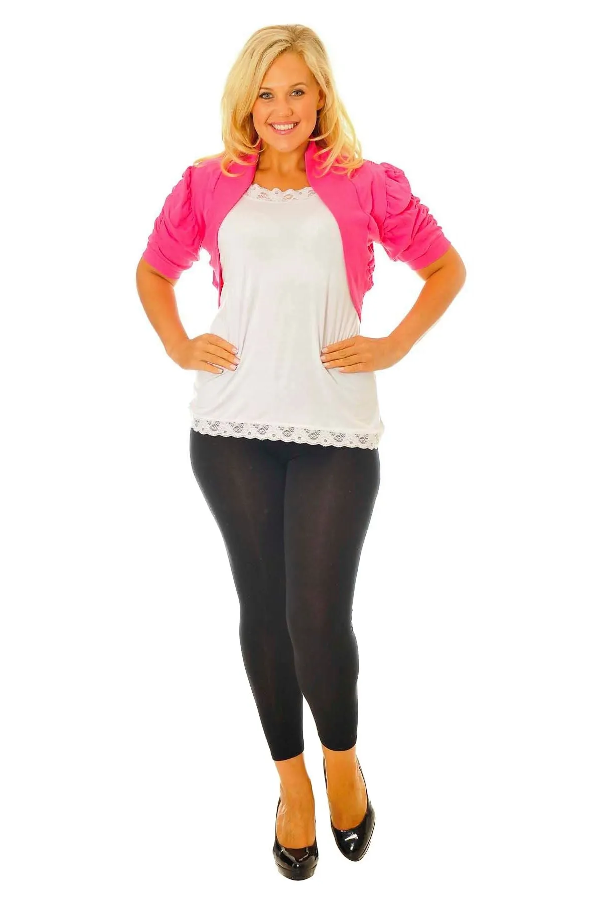 Puff Sleeve Bolero Shrug