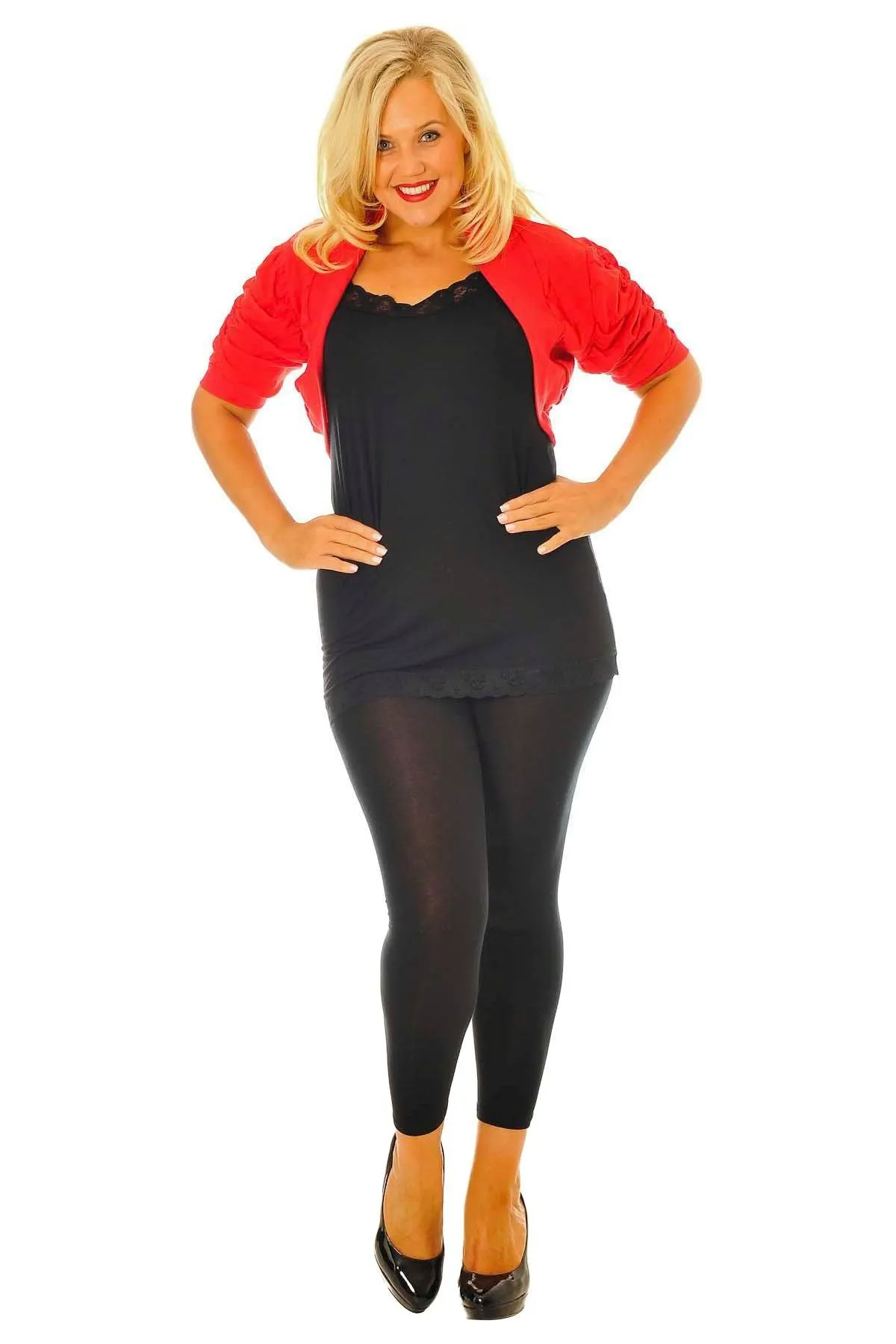 Puff Sleeve Bolero Shrug