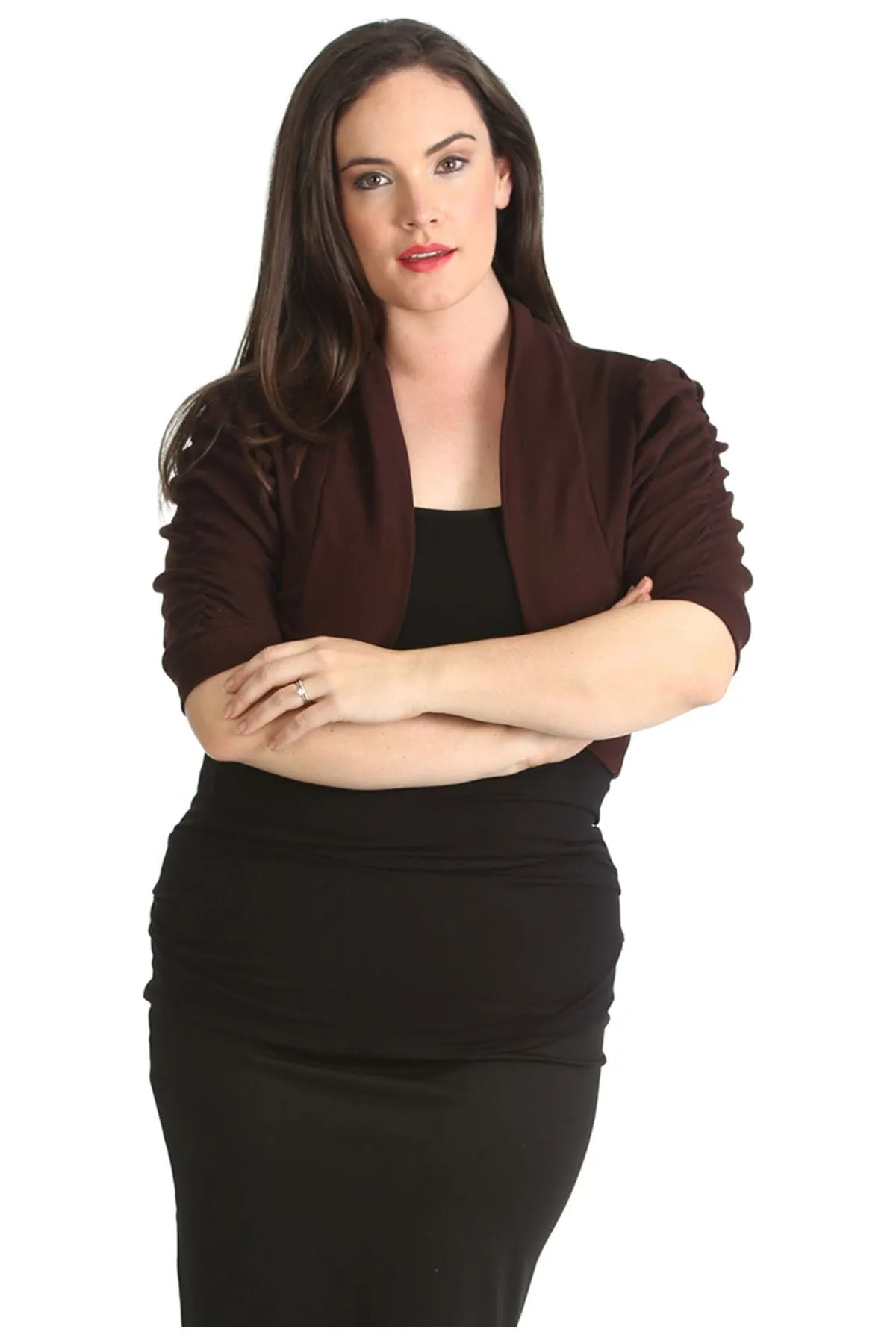 Puff Sleeve Bolero Shrug