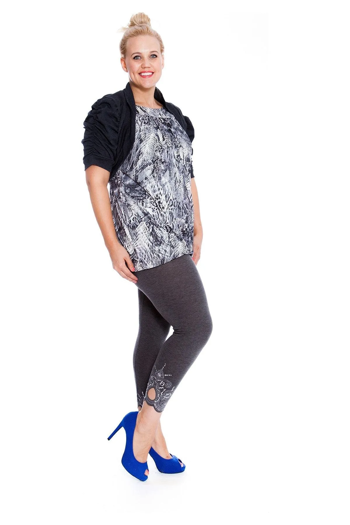 Puff Sleeve Bolero Shrug