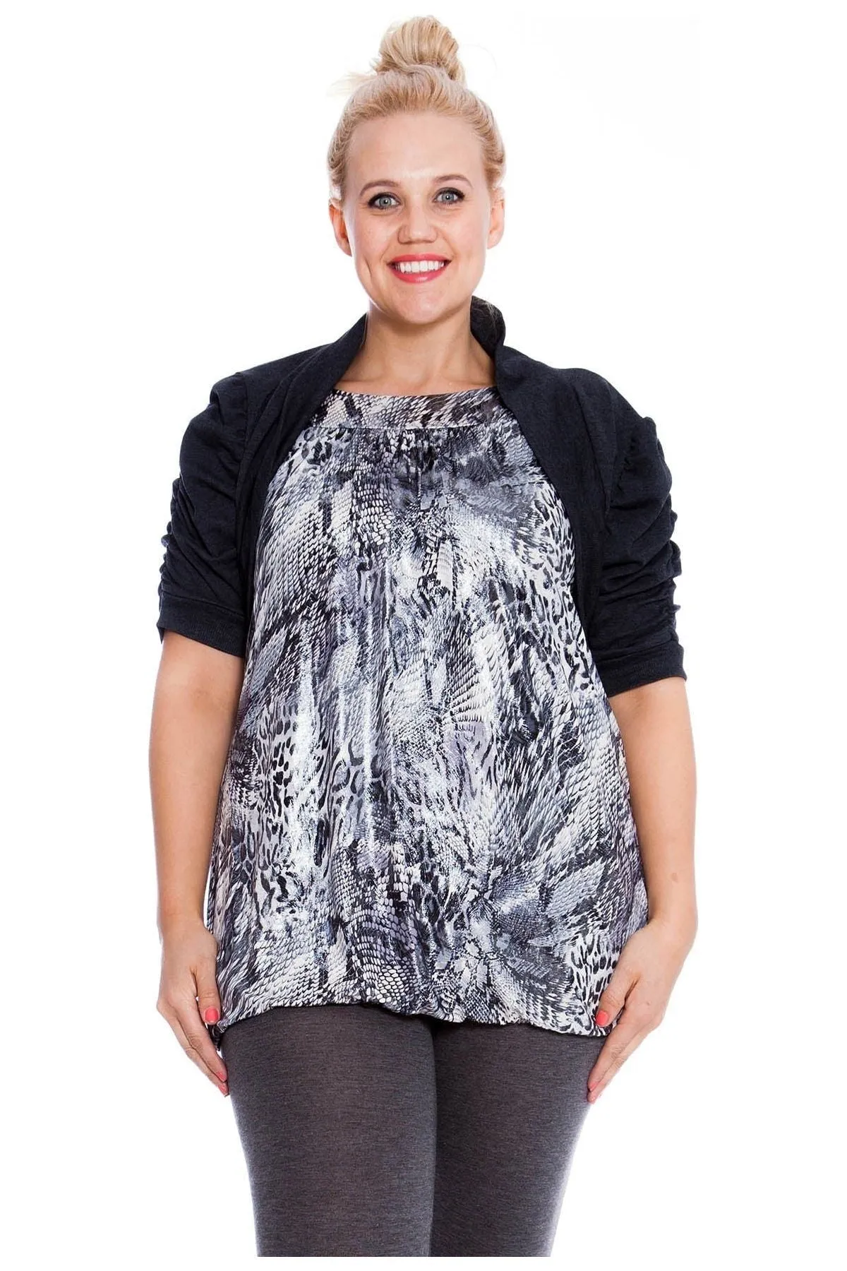 Puff Sleeve Bolero Shrug
