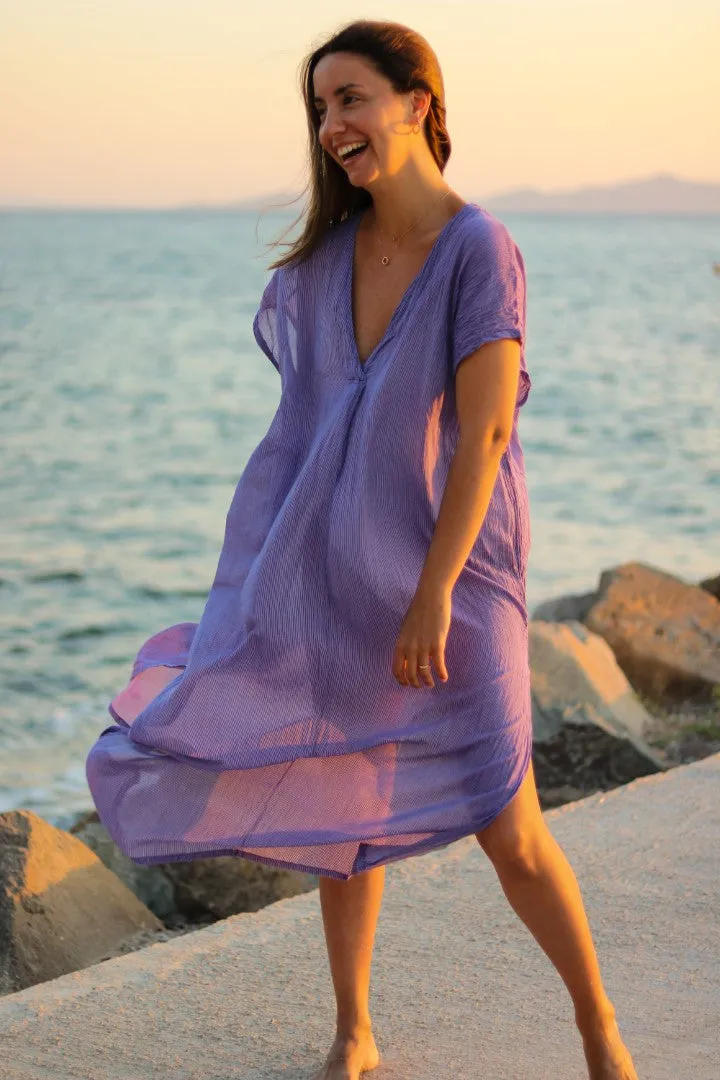 Purple Beach Dress